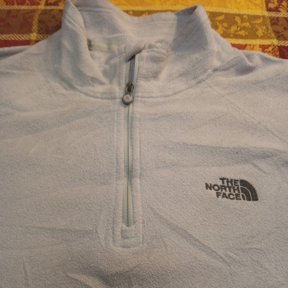 The North Face Quarter Zip Sweater Sz Large - Picture 3 of 12